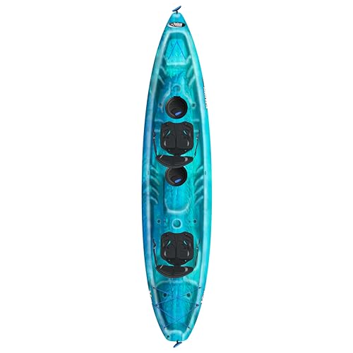 Pelican River Gorge 130X 13′ Sit-On-Top Recreational Tandem Kayak – 2-Person HDPE Kayak with ERGOFIT Seating & Ample Storage - Image 2