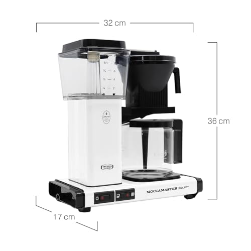 Moccamaster KBG Select Drip Coffee Maker – 1.25 L, Quantity Selector, UK Plug, Off-White - Image 72
