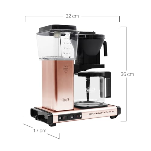 Moccamaster KBG Select Drip Coffee Maker – 1.25 L, Quantity Selector, UK Plug, Off-White - Image 93