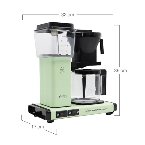 Moccamaster KBG Select Drip Coffee Maker – 1.25 L, Quantity Selector, UK Plug, Off-White - Image 30