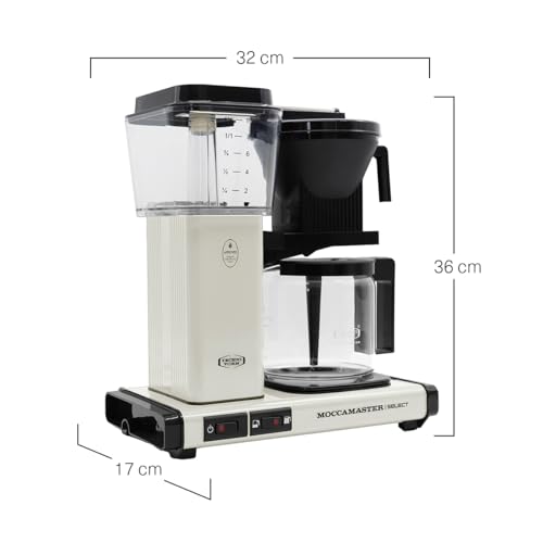 Moccamaster KBG Select Drip Coffee Maker – 1.25 L, Quantity Selector, UK Plug, Off-White - Image 58