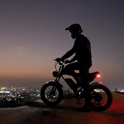 Ridstar Q20 20″ Fat-Tyre Electric Dirt Bike – Peak 1500 W motor, 48 V 15.6 Ah battery (30-75 mi range), 30 mph top-speed - Image 8