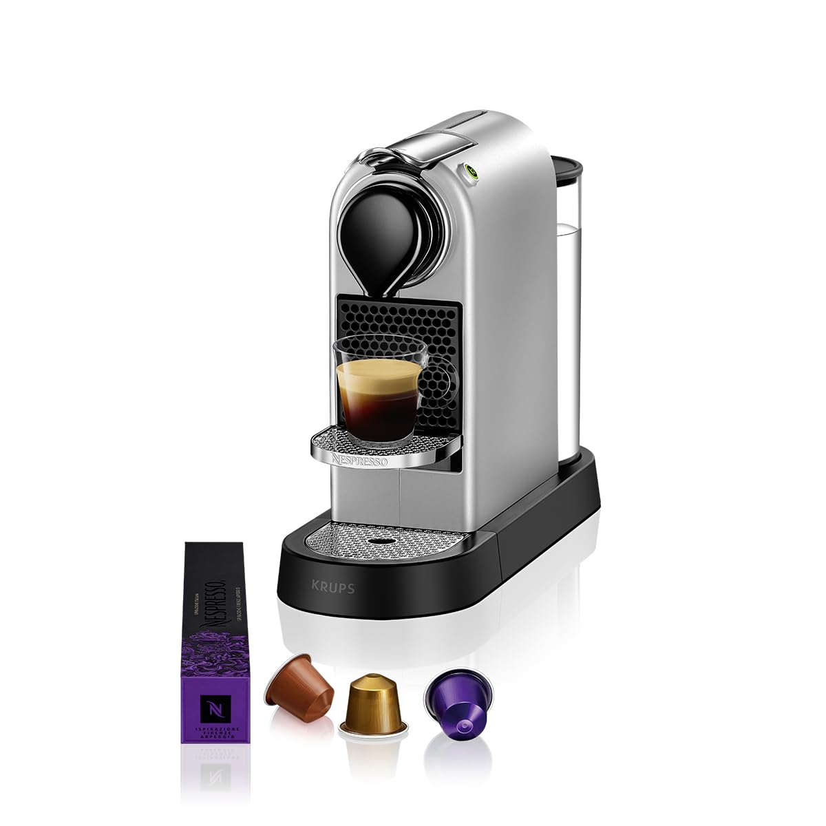 Nespresso KRUPS Citiz XN741B40 Pod Coffee Machine – Silver - Image 2