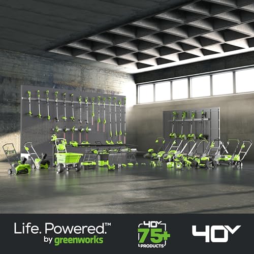 Greenworks 40V Cordless Electric Lawn Mower – 16″ (40.6 cm) Deck, 4.0 Ah Battery, 45 Min Runtime - Image 59