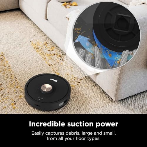 Shark AV2501AE AI Ultra Robot Vacuum with XL HEPA Self-Empty Base – 60-Day Capacity, Smart Mapping, LIDAR Navigation, Alexa Control, Perfect for Pet Hair, Carpet & Hard Floor, Bagless, Black - Image 27