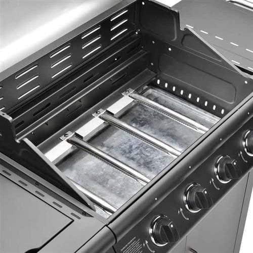 CosmoGrill Pro Deluxe 4+1 Gas Barbecue Grill – 5 Burner Outdoor BBQ with Side Burner, Warming Rack, Thermometer – Large Family Garden Grill (Model 93411) - Image 4