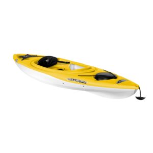 Pelican Maxim 100X 10′ Sit-In Recreational Kayak – Lightweight HDPE One-Person Kayak with ERGOFORM Seating & Storage