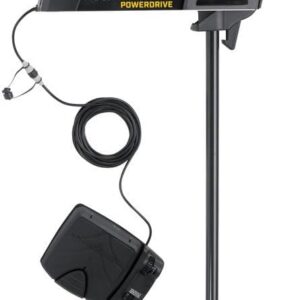 Minn Kota Pontoon PowerDrive 55 lb Thrust Bow-Mount Trolling Motor with Foot Pedal, 48″ Shaft, Freshwater