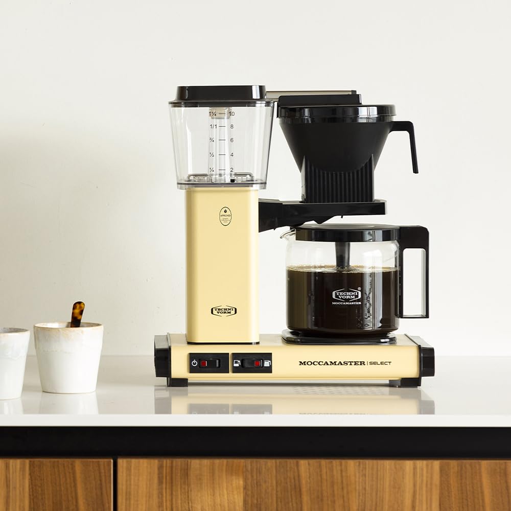 Moccamaster KBG Select Drip Coffee Maker – 1.25 L, Quantity Selector, UK Plug, Off-White - Image 84