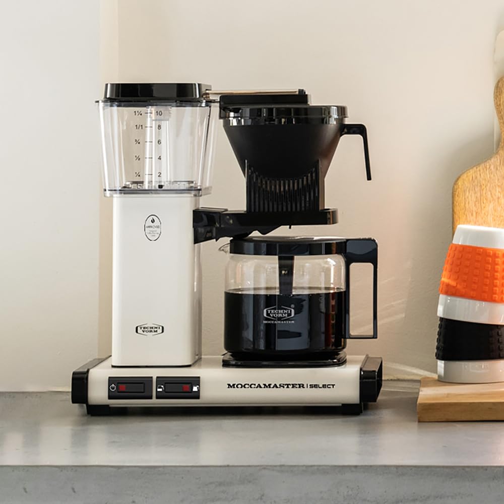 Moccamaster KBG Select Drip Coffee Maker – 1.25 L, Quantity Selector, UK Plug, Off-White - Image 64