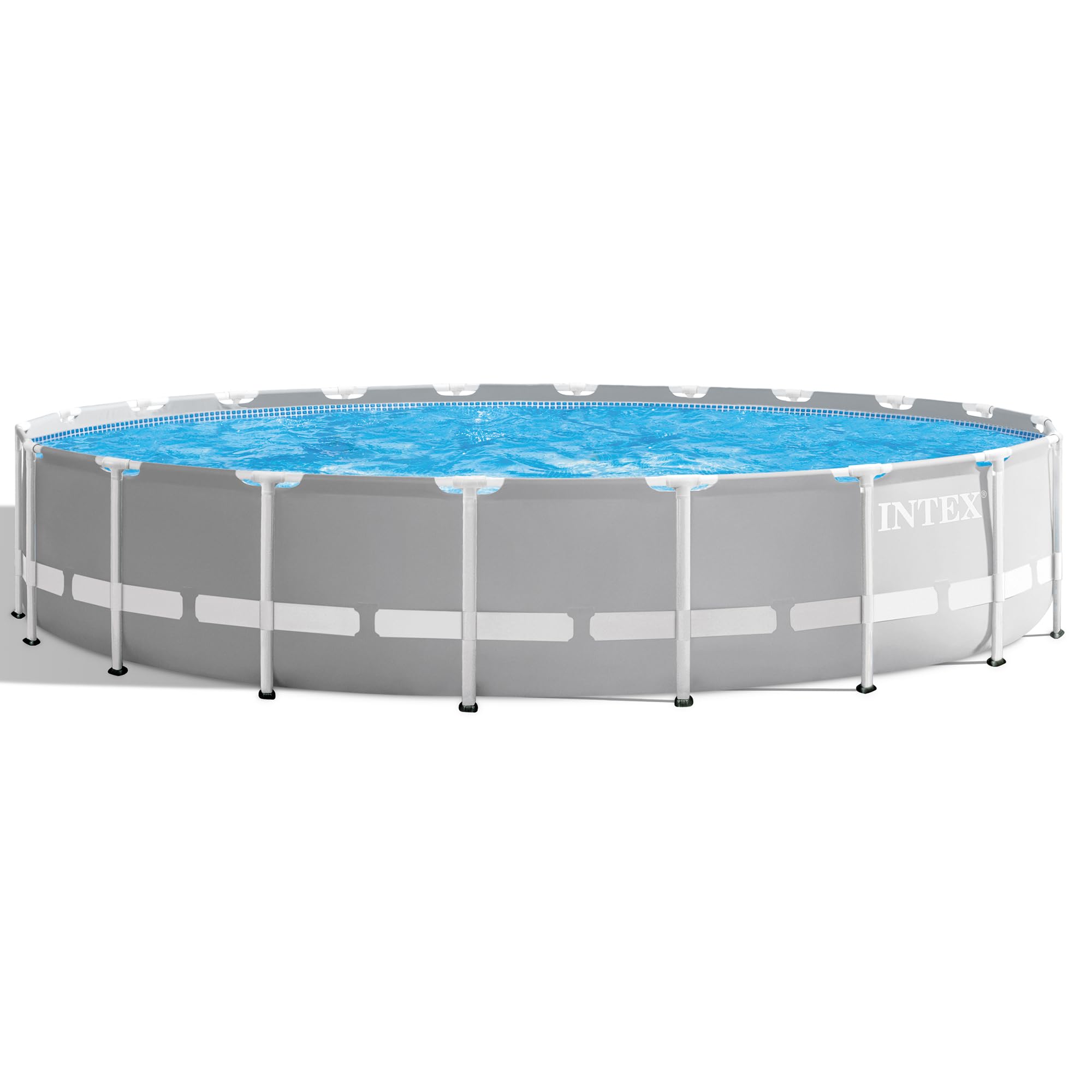 Intex 26701EH Prism Frame 10ft (3.05m) x 30in (76cm) Above Ground Pool Set – 1,185 Gallon (4,486L) Capacity with Filter Pump – Rust & Puncture Resistant, Quick Setup - Image 3