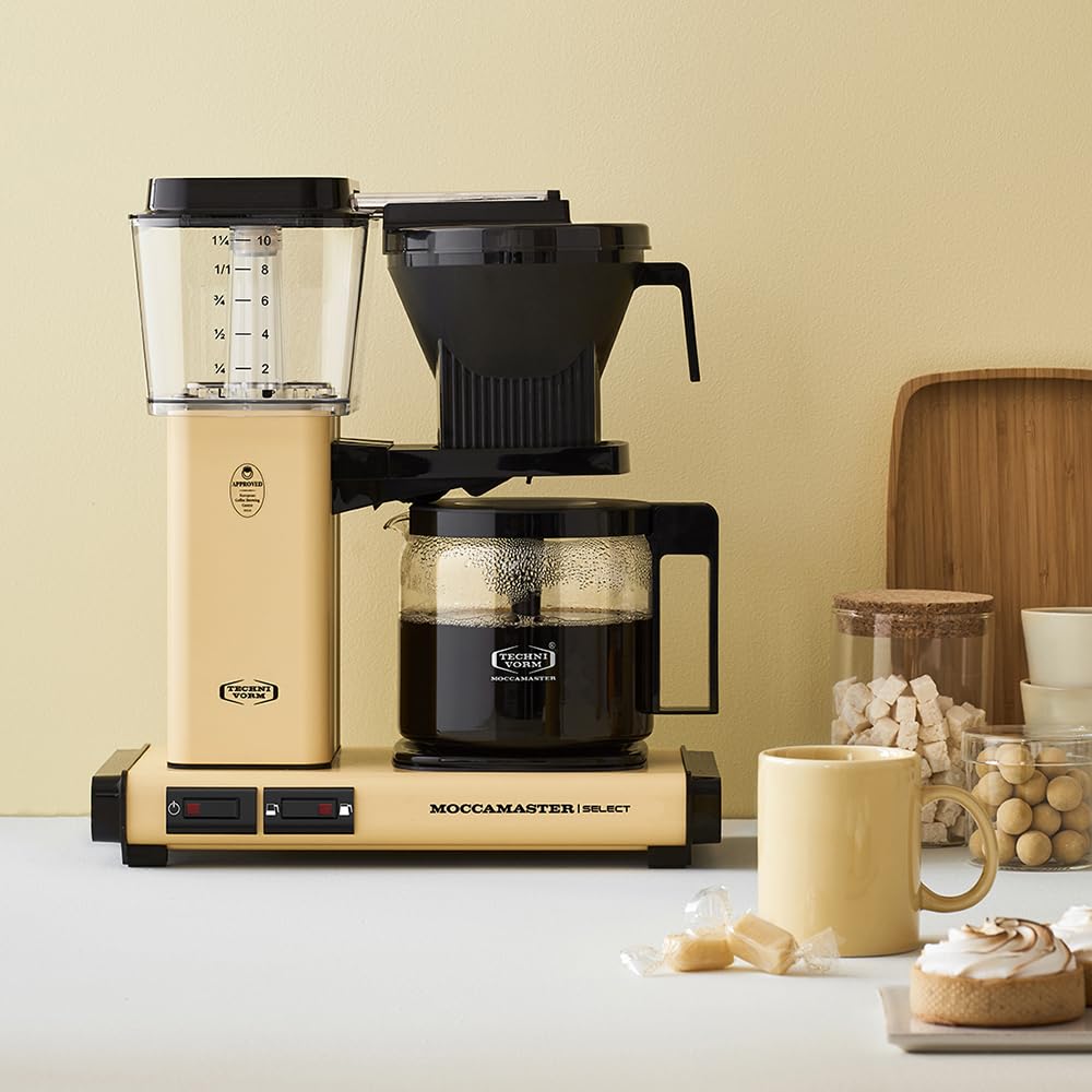 Moccamaster KBG Select Drip Coffee Maker – 1.25 L, Quantity Selector, UK Plug, Off-White - Image 85