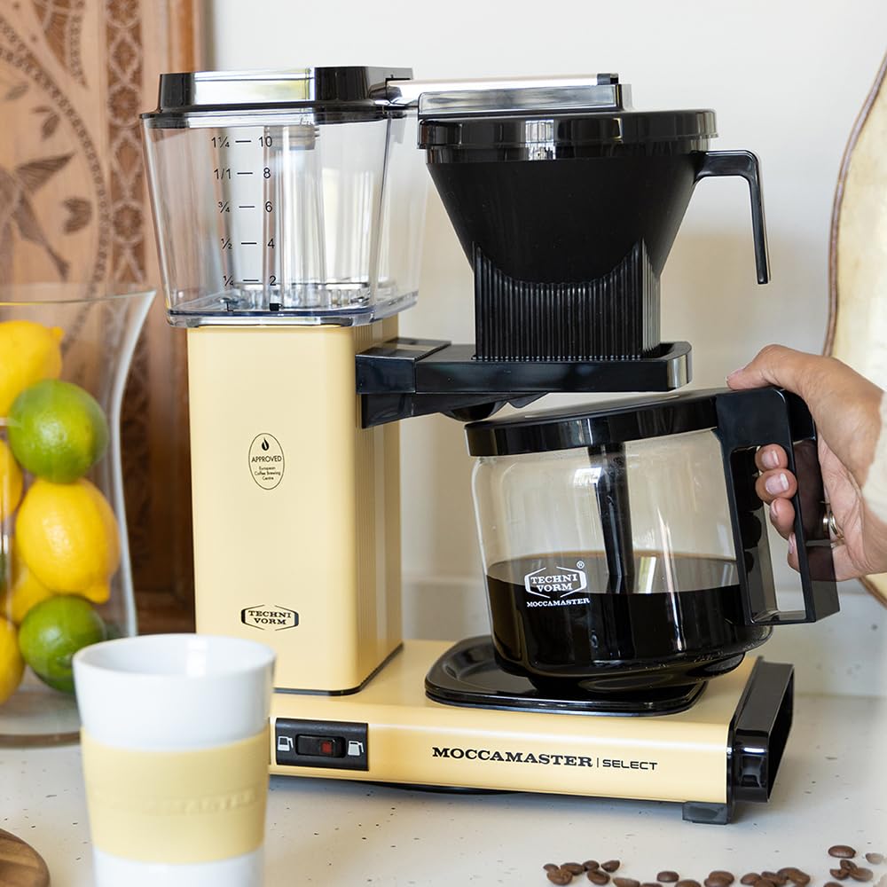 Moccamaster KBG Select Drip Coffee Maker – 1.25 L, Quantity Selector, UK Plug, Off-White - Image 83