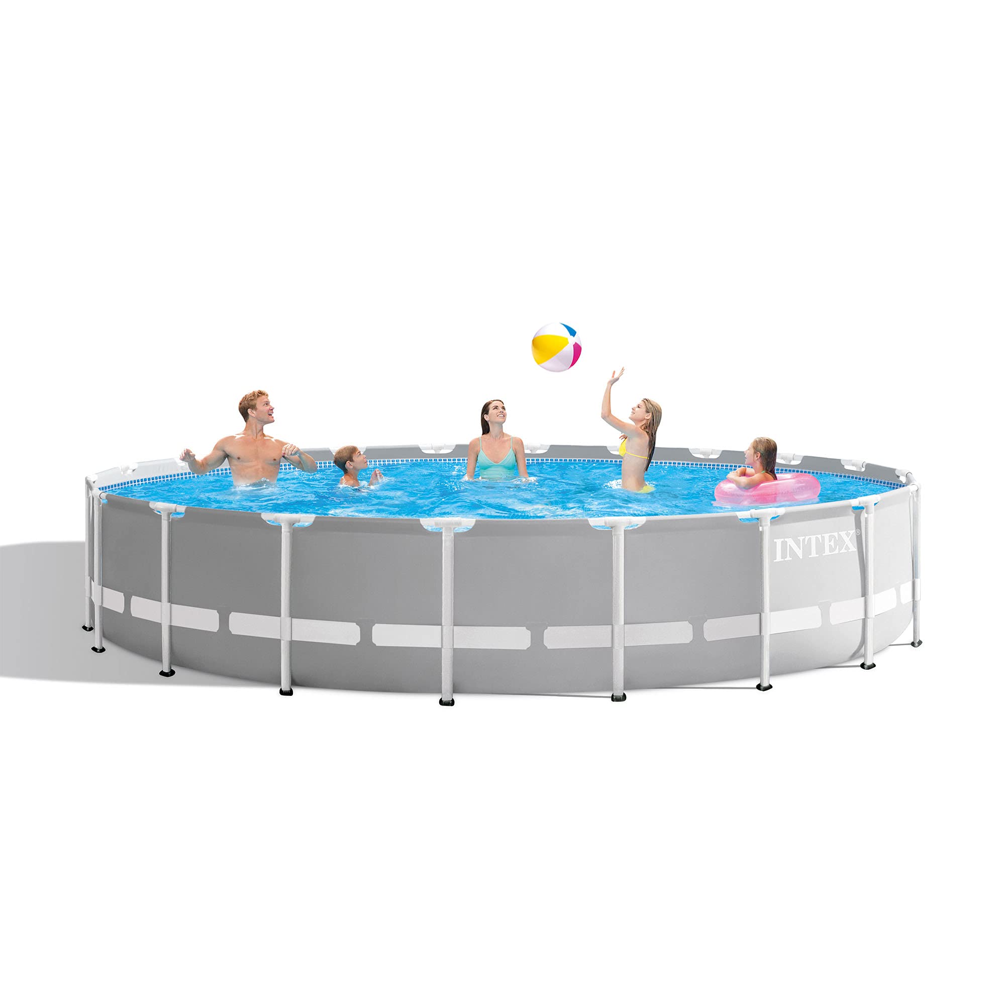 Intex 26701EH Prism Frame 10ft (3.05m) x 30in (76cm) Above Ground Pool Set – 1,185 Gallon (4,486L) Capacity with Filter Pump – Rust & Puncture Resistant, Quick Setup - Image 50
