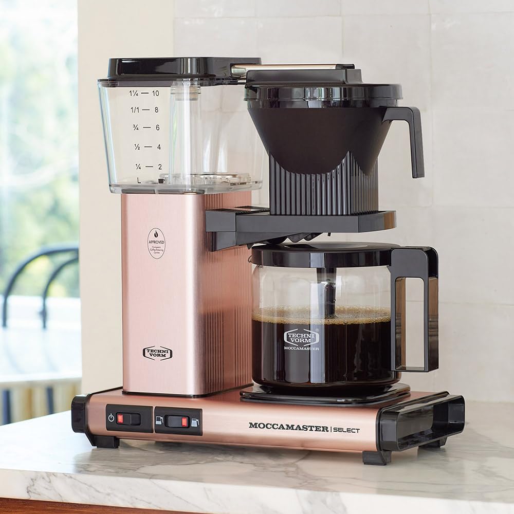 Moccamaster KBG Select Drip Coffee Maker – 1.25 L, Quantity Selector, UK Plug, Off-White - Image 97