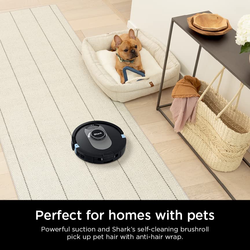 Shark UR2500SR AI Ultra Robot Vacuum with Self-Empty Base, 30-Day Bagless Capacity, LIDAR Navigation, Smart Mapping, Pet Hair Pickup, Alexa/WiFi Compatible, Black/Silver - Image 24