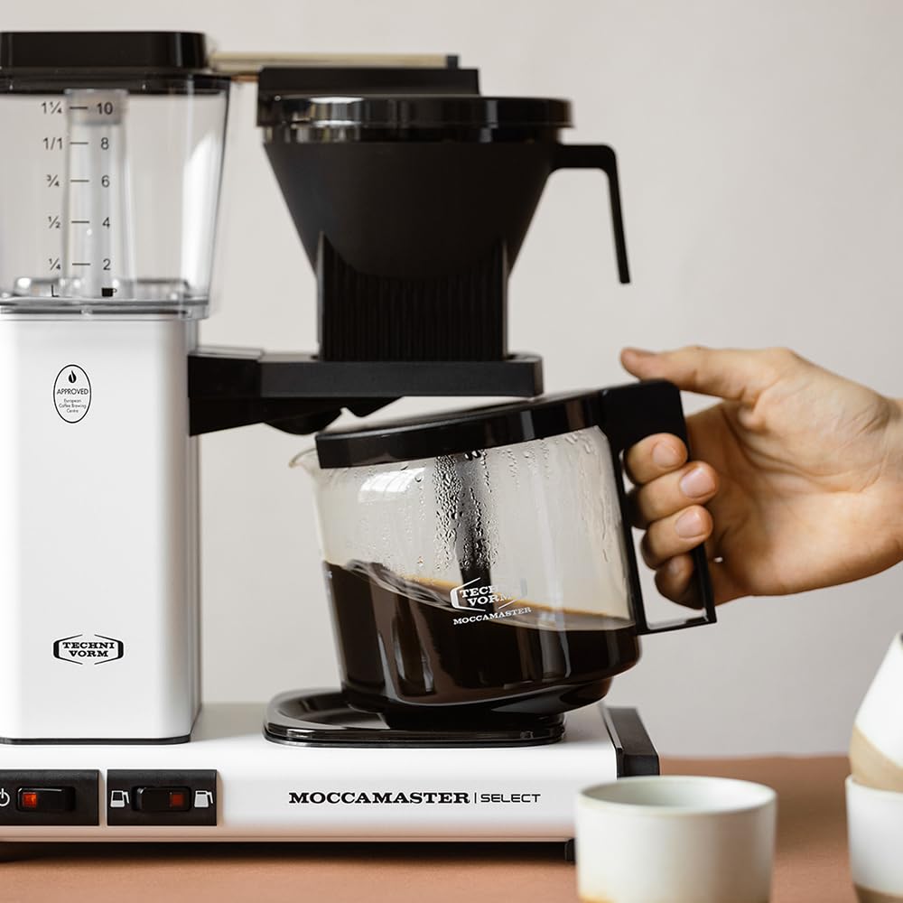 Moccamaster KBG Select Drip Coffee Maker – 1.25 L, Quantity Selector, UK Plug, Off-White - Image 78