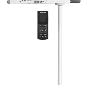 Minn Kota 1363786 Riptide Terrova 80 lb Thrust Bow-Mount Trolling Motor with Spot-Lock®, Wireless Remote, 60″ Shaft, Saltwater