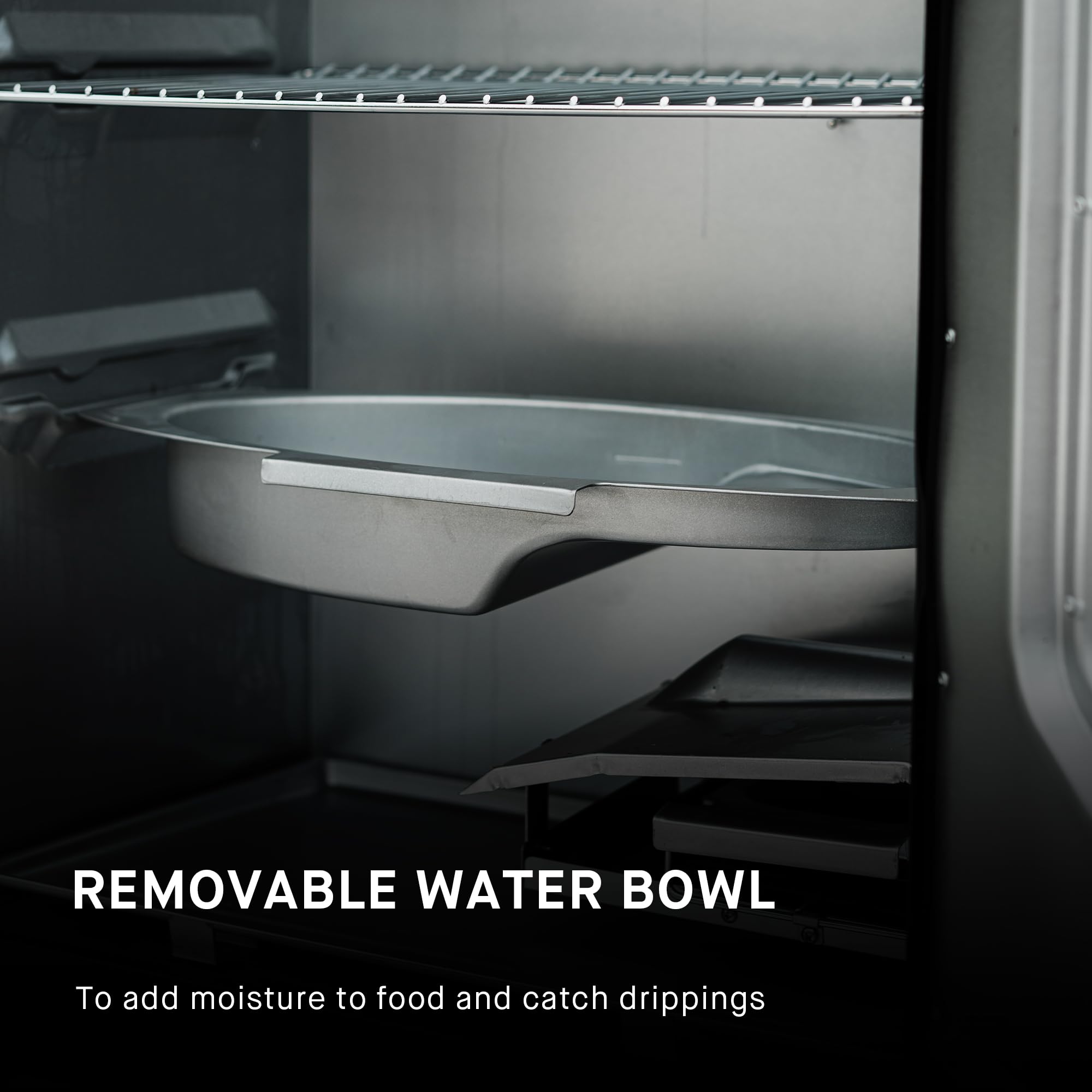 Masterbuilt 30-Inch Digital Electric Vertical Smoker – 710 Sq In Cooking Area, Side Wood Chip Loader, Digital Controls, Chrome Racks & Leg Kit – Model MB20070421, Black - Image 21