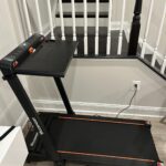 Hccsport 3-in-1 Under Desk Treadmill with Incline & Removable Desk – 3.5 HP Foldable Walking Pad, 0.6–8 MPH, 42.5″×16.5″ Belt, Wristband Remote photo review
