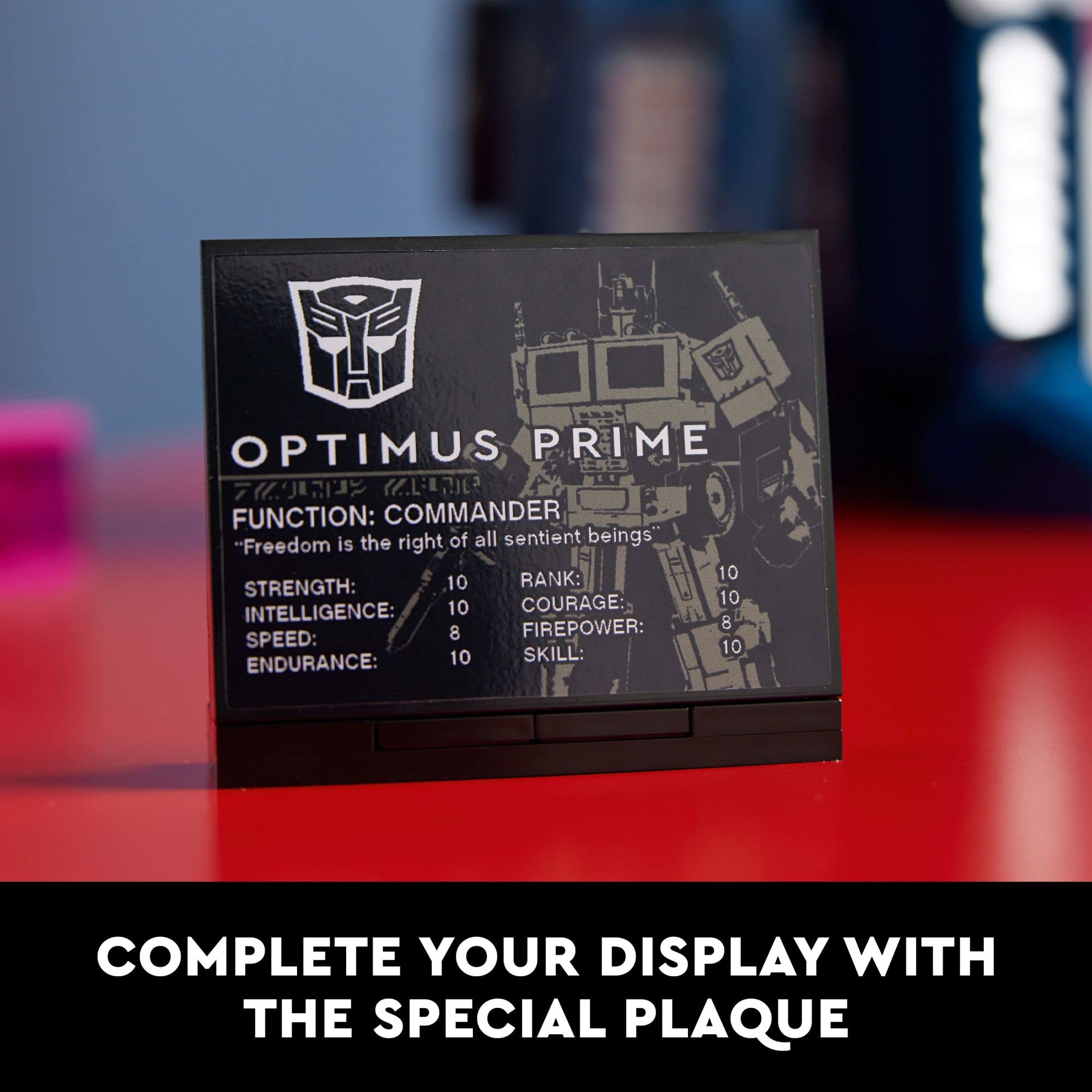 LEGO Icons Optimus Prime Transformers Set 10302 – 2-in-1 Robot and Truck Collectible Model Kit for Adults with Weapons & Accessories – Build & Display Autobot Leader – 1,508 Pieces - Image 6