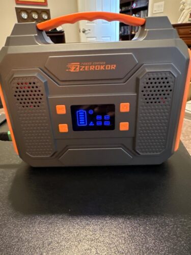 ZeroKor 300W Portable Solar Generator with 60W Foldable Panel – 280Wh Lithium Battery Power Station – Pure Sine Wave 110V AC/DC/USB Outlets – 5.1 lbs (2.3 kg) Lightweight – for RV, Home Backup, Camping photo review