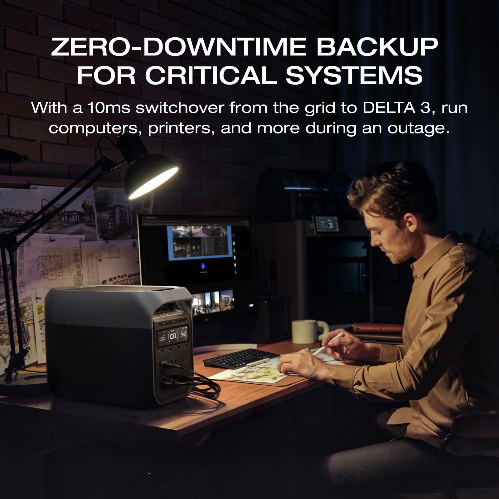 EF ECOFLOW DELTA 2 Portable Power Station – 1 024 Wh LiFePO₄ Solar Generator | 1 800 W AC & 100 W USB-C for Home Backup, Camping & RV - Image 33