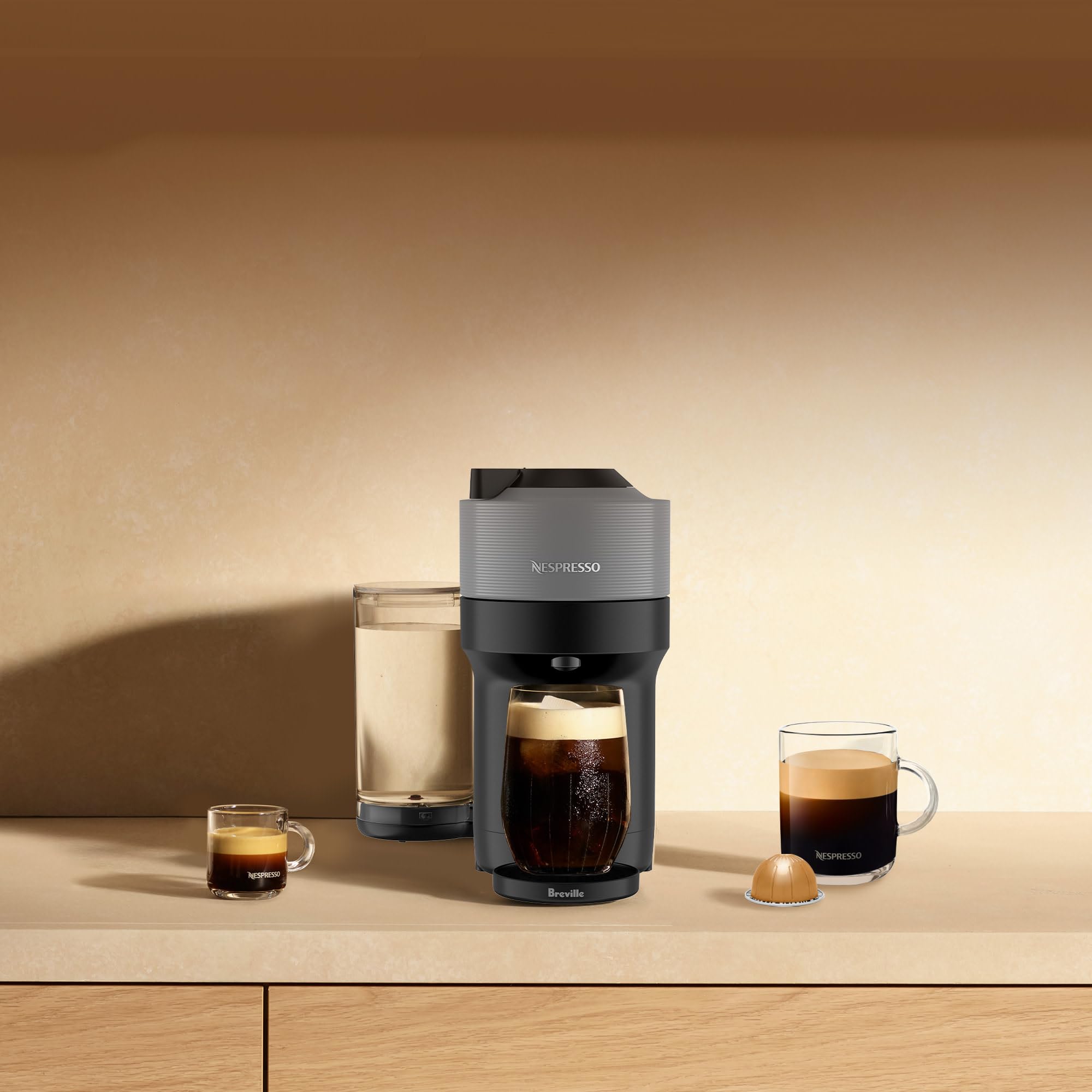 Nespresso Vertuo Pop+ Coffee & Espresso Maker by Breville – Coconut White | 5 Brew Sizes, 0.74L Removable Tank, Compact & Sustainable Design - Image 15