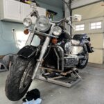 OTC 1545 Ultra Low Profile Motorcycle & ATV Lift – 1,500 lb (680 kg) Capacity, 3.5" Min Height, 17" Skids, Foot Pedal & Tie-Down Straps photo review