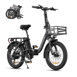ENGWE L20 SE 20″ Folding Fat-Tyre E-Bike – 250 W motor, 36 V 15.6 Ah battery (140 km range), 25 km h⁻¹ top-speed