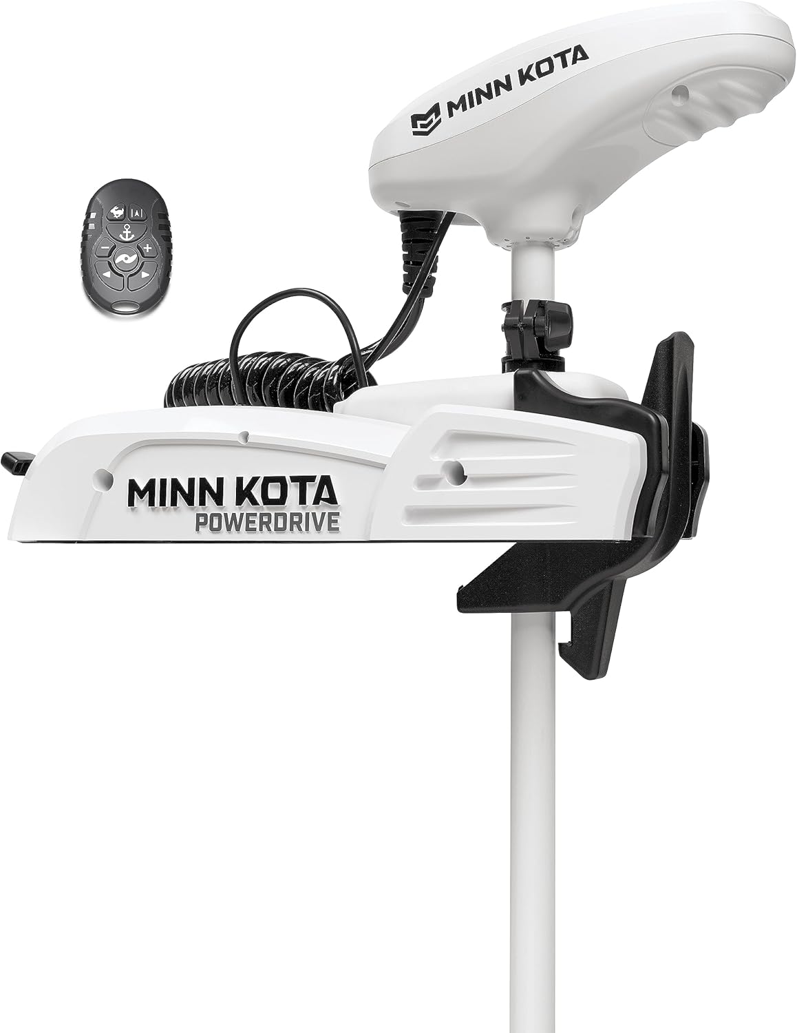 Minn Kota 1363585 Riptide PowerDrive 70 lb Thrust Bow-Mount Trolling Motor with Micro Remote, 54″ Shaft, Saltwater