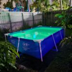 Intex 9.8ft x 6.6ft x 29.5in (300cm x 201cm x 75cm) Rectangular Above Ground Pool with Metal Frame & Flow Control Valve – Easy Setup Family Backyard Pool – 4,500L Capacity – Blue photo review