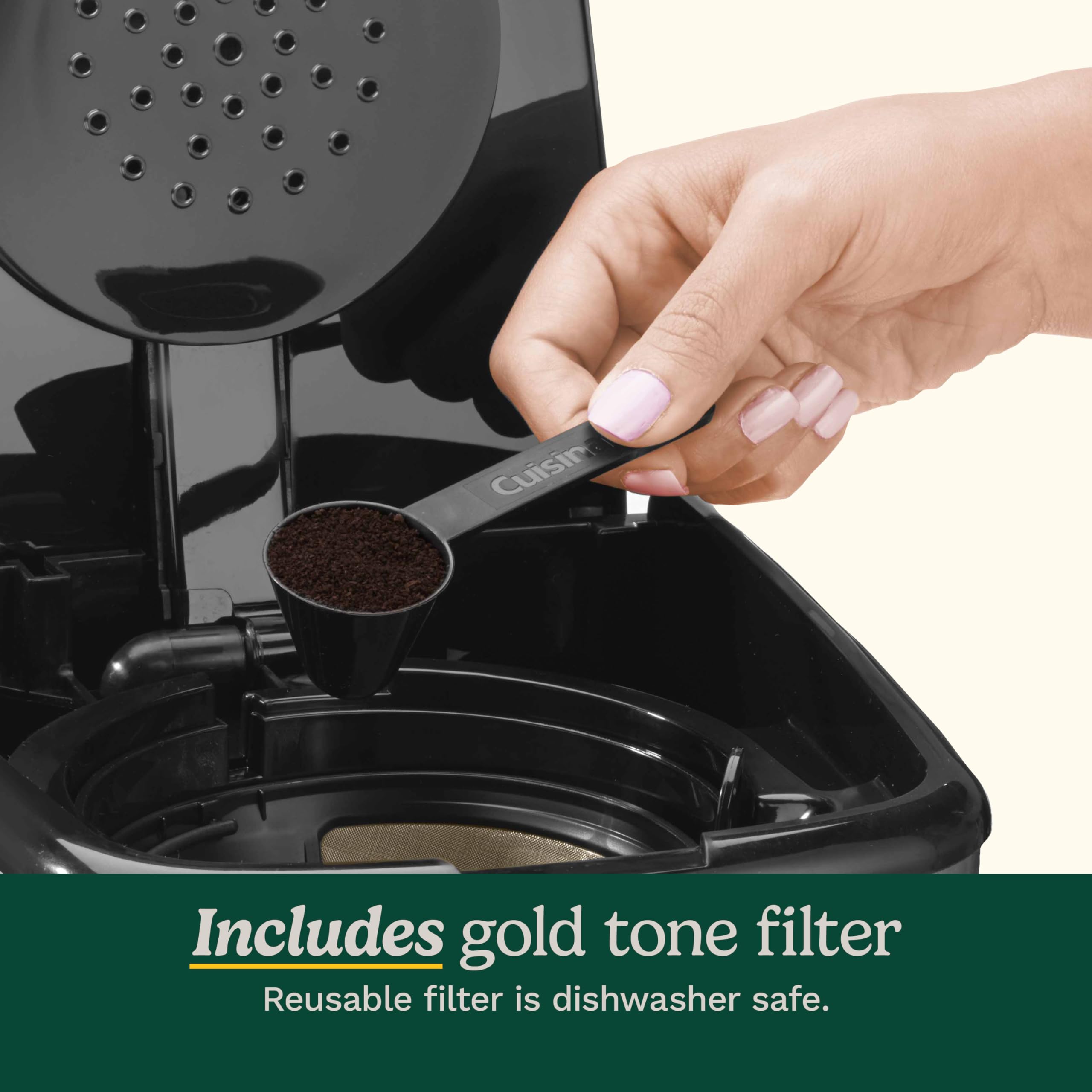 Cuisinart DCC-3200P1 14-Cup Programmable Coffee Maker – Stainless Steel Drip Machine with Brew Strength Control, Glass Carafe, 1–4 Cup Setting & Auto Shut-Off - Image 18