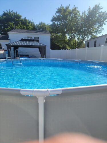 Intex 26701EH Prism Frame 10ft (3.05m) x 30in (76cm) Above Ground Pool Set – 1,185 Gallon (4,486L) Capacity with Filter Pump – Rust & Puncture Resistant, Quick Setup photo review
