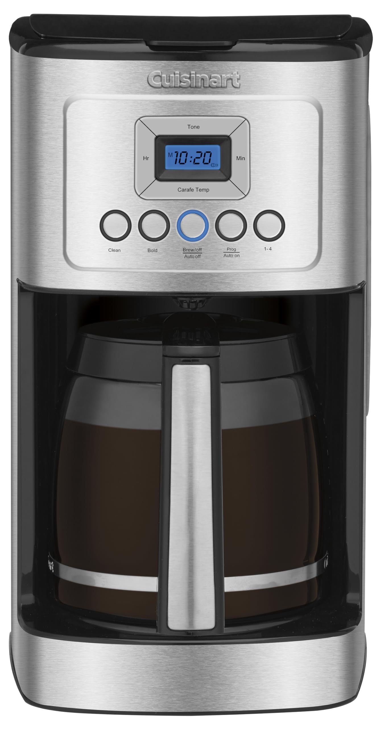 Cuisinart DCC-3200P1 14-Cup Programmable Coffee Maker – Stainless Steel Drip Machine with Brew Strength Control, Glass Carafe, 1–4 Cup Setting & Auto Shut-Off - Image 4
