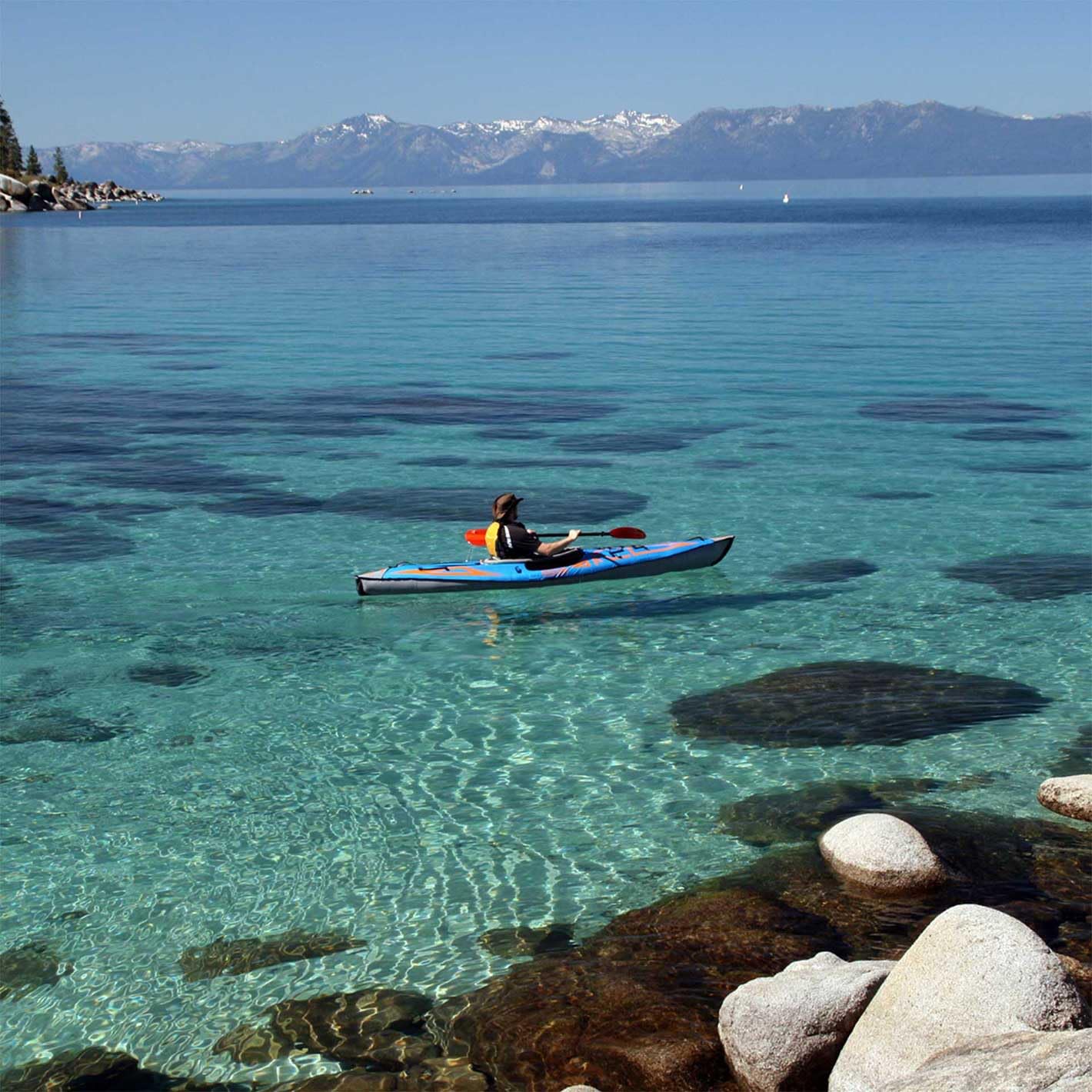 Advanced Elements AdvancedFrame® Expedition Elite 13′ Inflatable Kayak – Aluminum Rib-Frame & Drop-Stitch Floor - Image 8