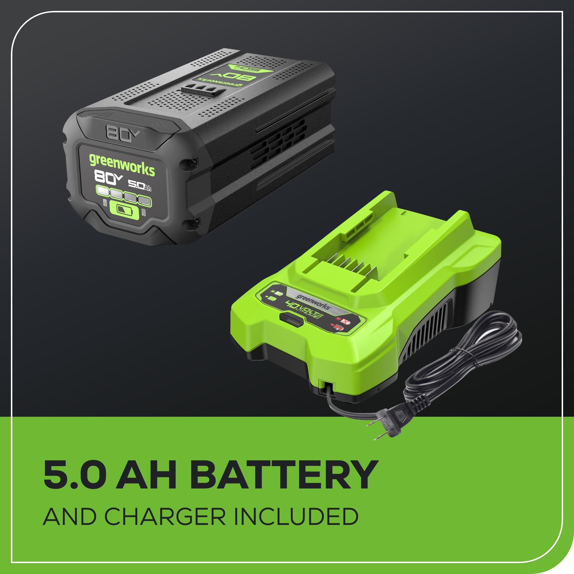 Greenworks 40V Cordless Electric Lawn Mower – 16″ (40.6 cm) Deck, 4.0 Ah Battery, 45 Min Runtime - Image 53