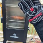 Masterbuilt 30-Inch Digital Electric Vertical Smoker – 710 Sq In Cooking Area, Side Wood Chip Loader, Digital Controls, Chrome Racks & Leg Kit – Model MB20070421, Black photo review