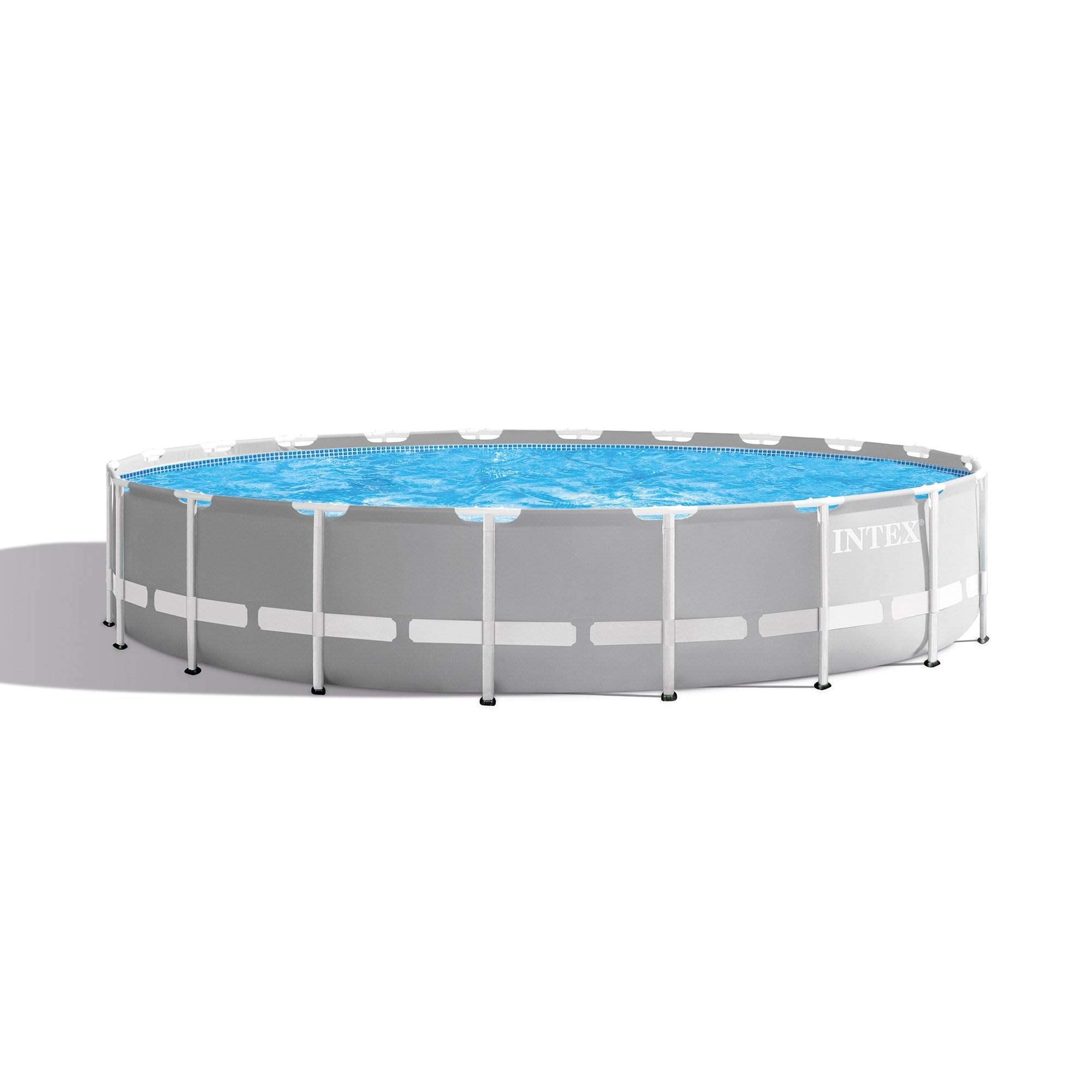 Intex 26701EH Prism Frame 10ft (3.05m) x 30in (76cm) Above Ground Pool Set – 1,185 Gallon (4,486L) Capacity with Filter Pump – Rust & Puncture Resistant, Quick Setup - Image 7