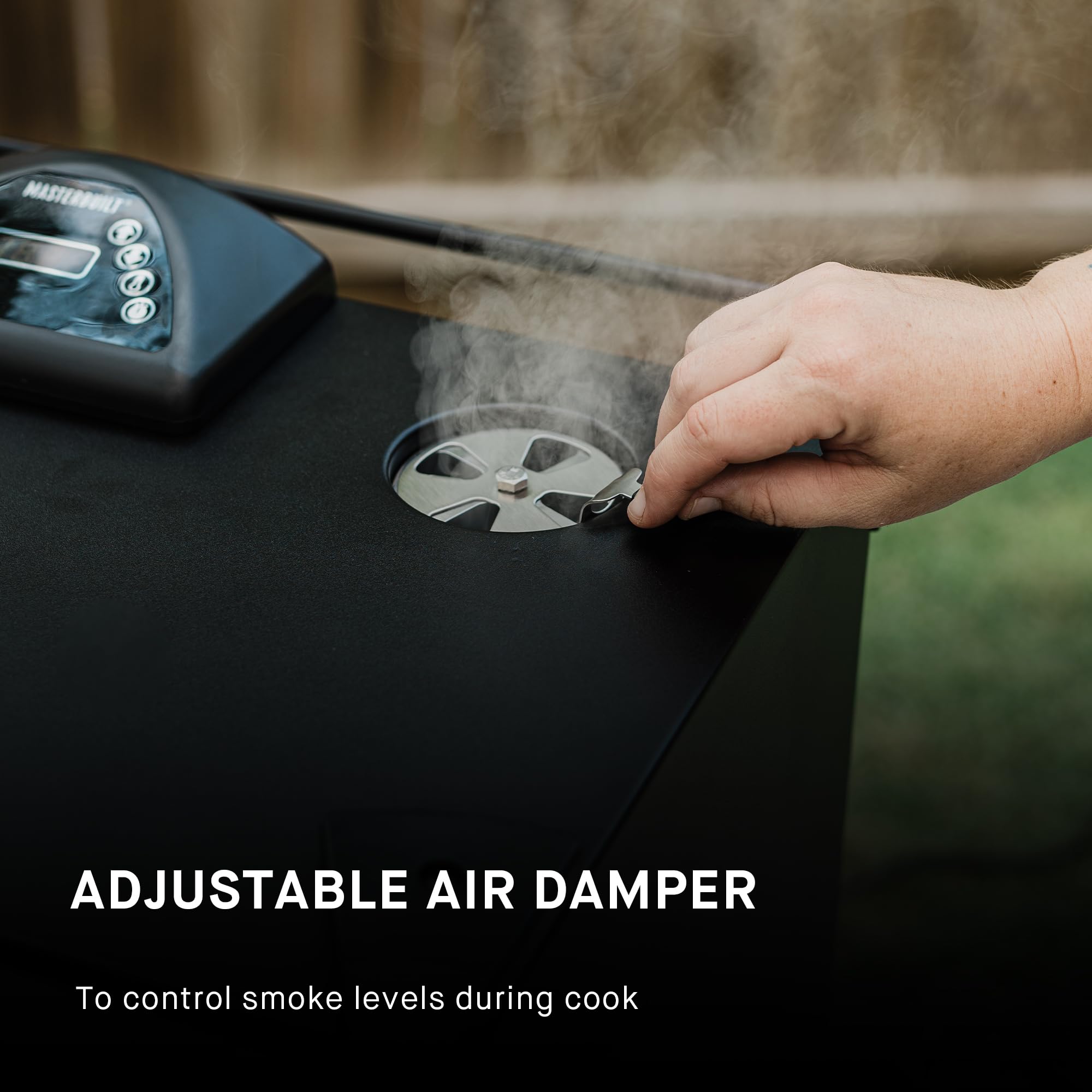 Masterbuilt 30-Inch Digital Electric Vertical Smoker – 710 Sq In Cooking Area, Side Wood Chip Loader, Digital Controls, Chrome Racks & Leg Kit – Model MB20070421, Black - Image 23