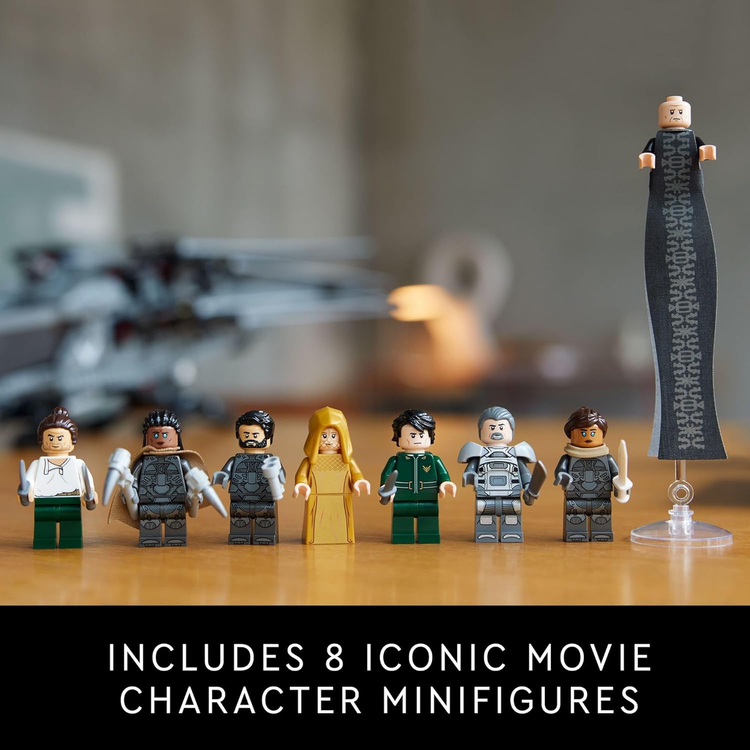 LEGO Icons Dune Atreides Royal Ornithopter 10327 Building Set for Adults, Collectible Sci-Fi Display Model with 8 Minifigures, Gift Idea for Dune Movie Fans - Image 5