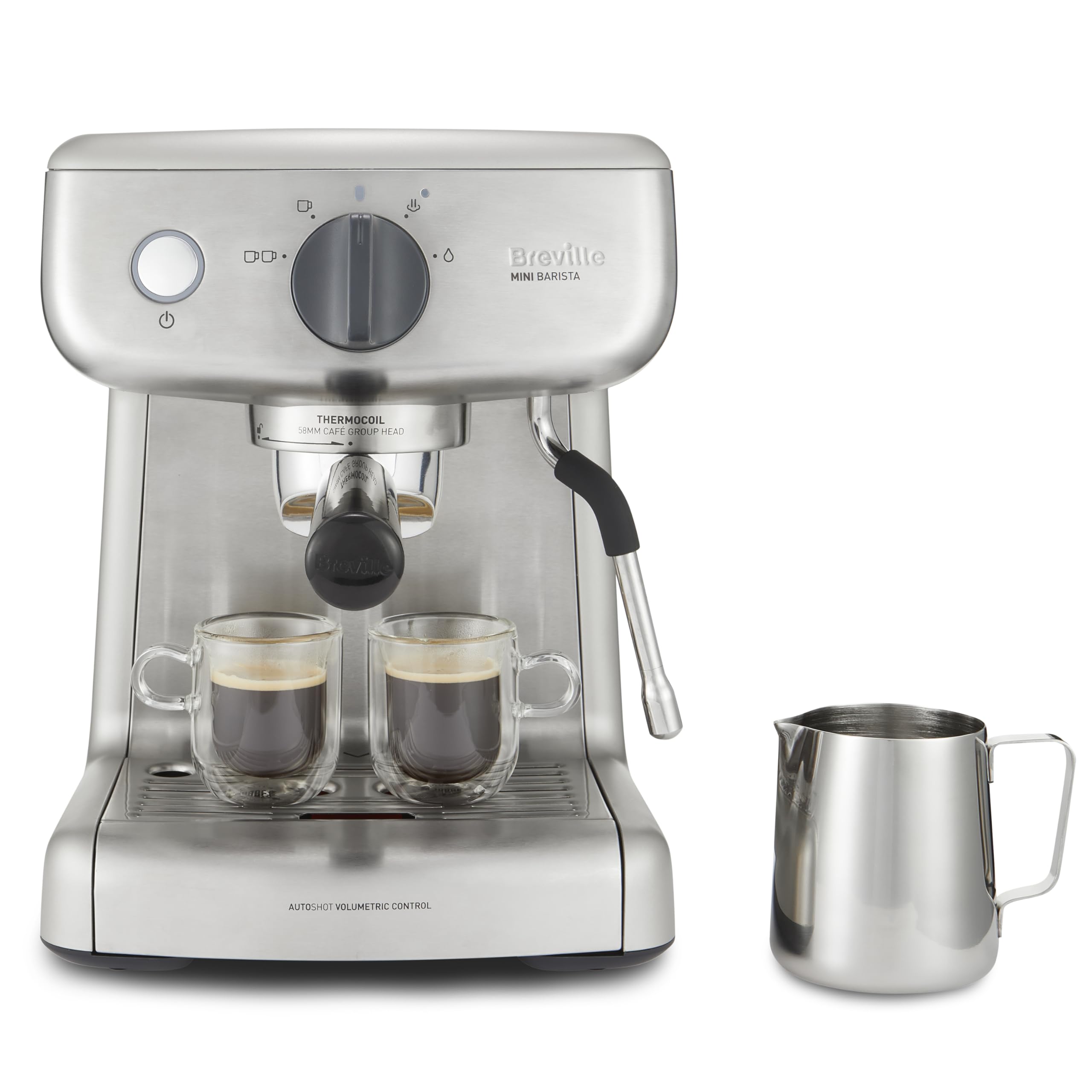 Breville Barista Max Espresso Machine – Integrated Bean Grinder, Milk Frother, 15 Bar Pump, 2.8L Tank, Stainless Steel Espresso, Latte & Cappuccino Maker - Image 2