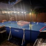 Intex 9.8ft x 6.6ft x 29.5in (300cm x 201cm x 75cm) Rectangular Above Ground Pool with Metal Frame & Flow Control Valve – Easy Setup Family Backyard Pool – 4,500L Capacity – Blue photo review