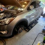 VEVOR Portable Car Lift – 7,000 lbs / 3,175 kg Capacity, 26.8" Max Height, Heavy-Duty Carbon Steel, 120V Scissor Lift for Garage, SUV, and Truck Maintenance photo review