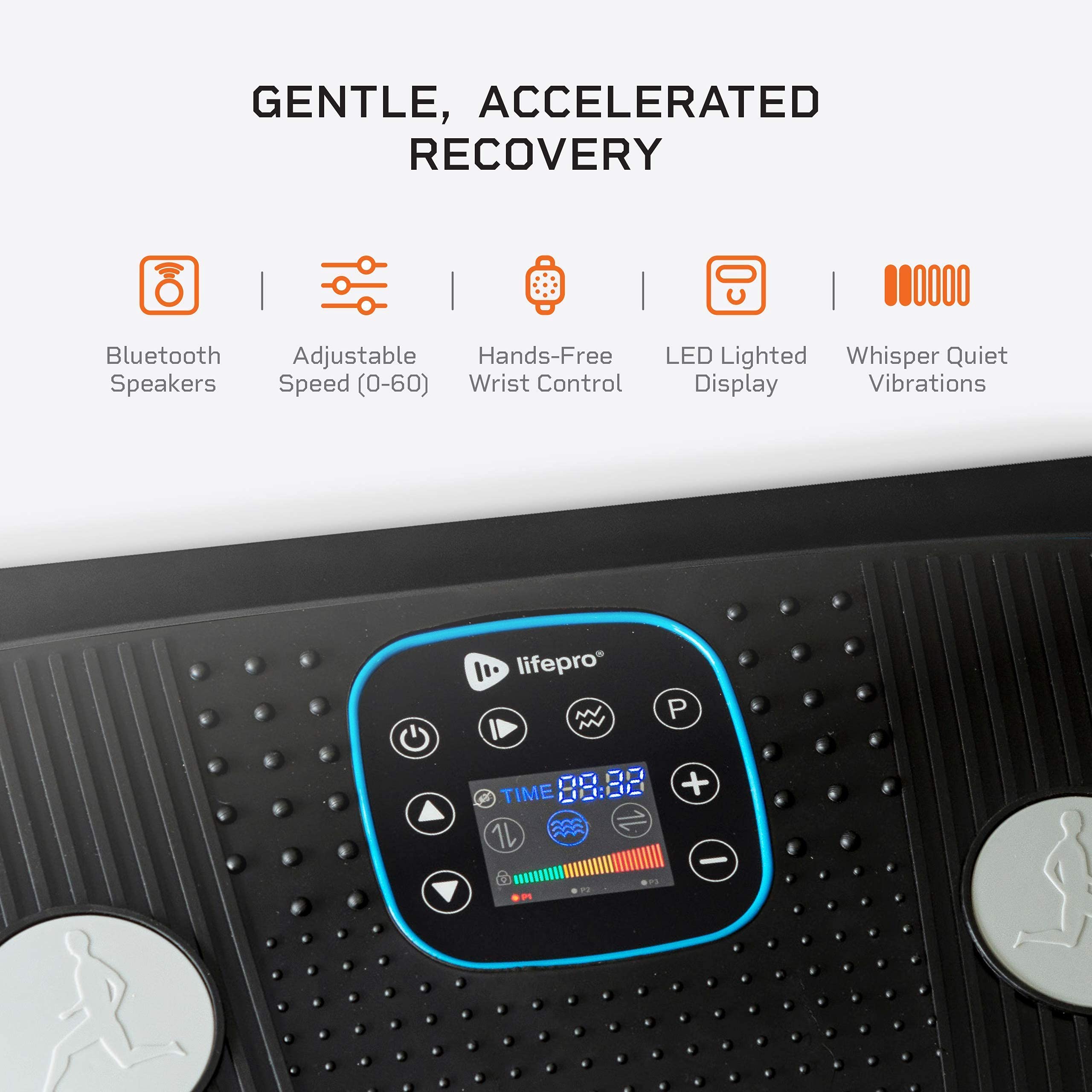 LifePro 4D Vibration Plate Machine – 150 kg Capacity, Silent Triple-Motor 4D Motion for Circulation, Lymphatic Drainage & Body Toning - Image 19