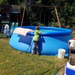 Intex 28167EH Easy Set Inflatable Pool Set – 15ft (4.57m) x 48in (122cm) Round Above Ground Pool with 1,000 GPH Pump, Ladder, Cover & Ground Cloth – 3,736 Gallon (14,141L) Capacity – 3-Ply PVC photo review