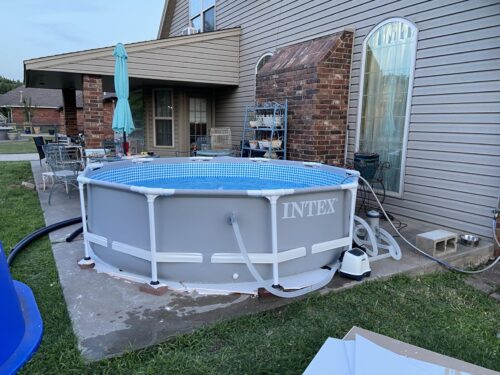 Intex 26701EH Prism Frame 10ft (3.05m) x 30in (76cm) Above Ground Pool Set – 1,185 Gallon (4,486L) Capacity with Filter Pump – Rust & Puncture Resistant, Quick Setup photo review