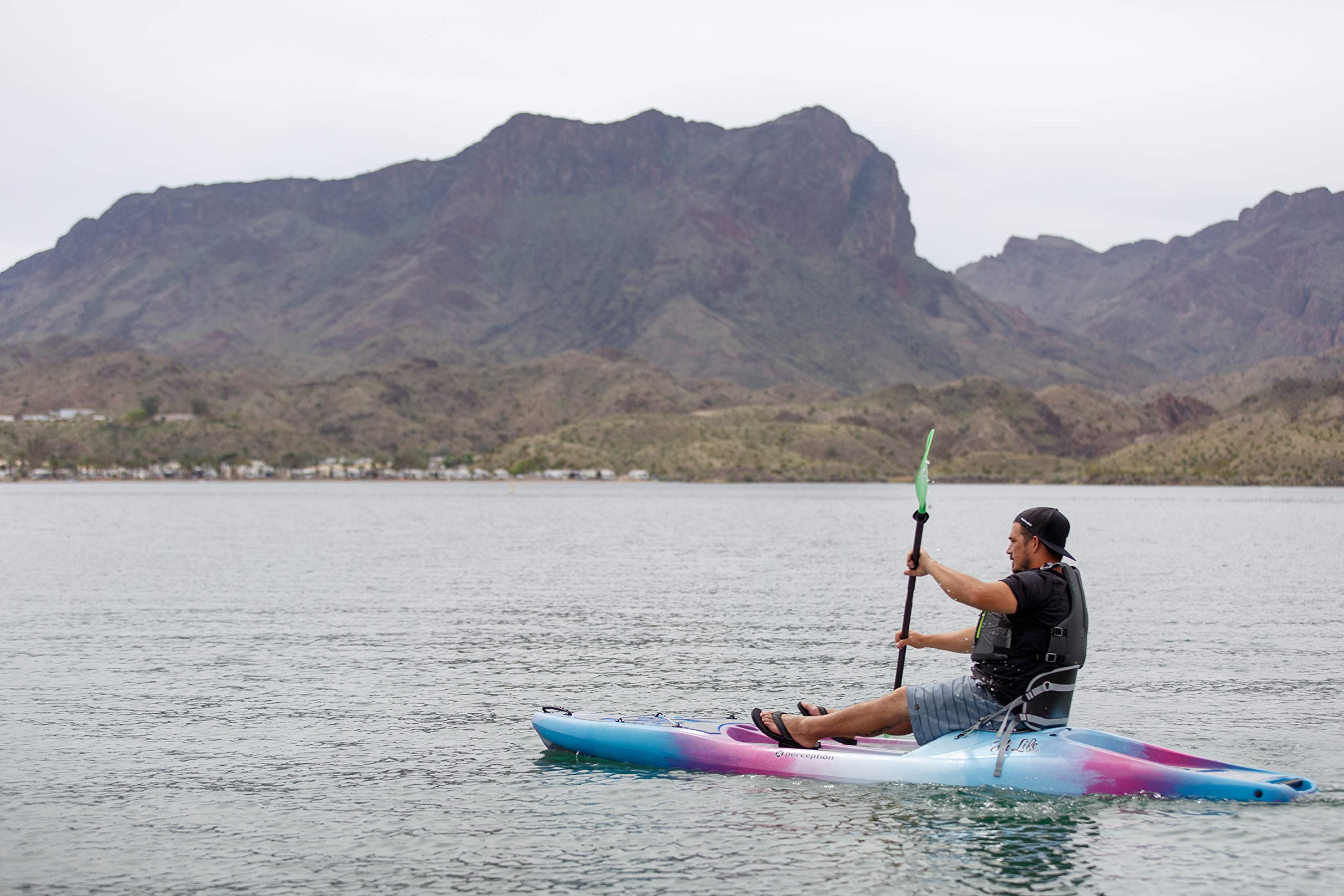 Perception Hi Life 11 Sit-On-Top Hybrid SUP Kayak – Elevated Seat, Built-In Cooler & Gear Tracks (Mystic) - Image 21