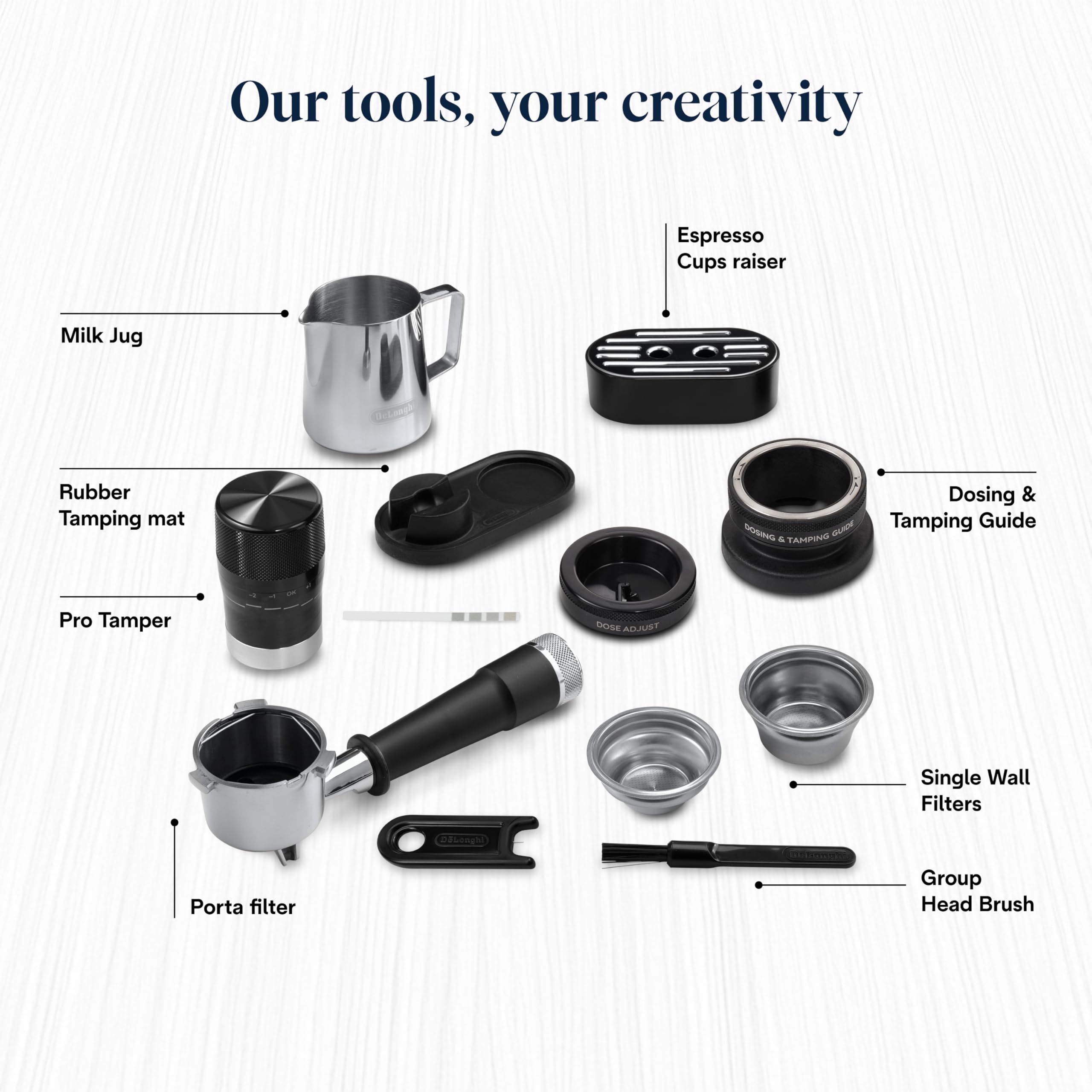 De’Longhi La Specialista Metal EC9155.MB – Barista-Style Pump Espresso & Cappuccino Machine with Sensor Grinder, 1450 W, Metal Black - Image 29