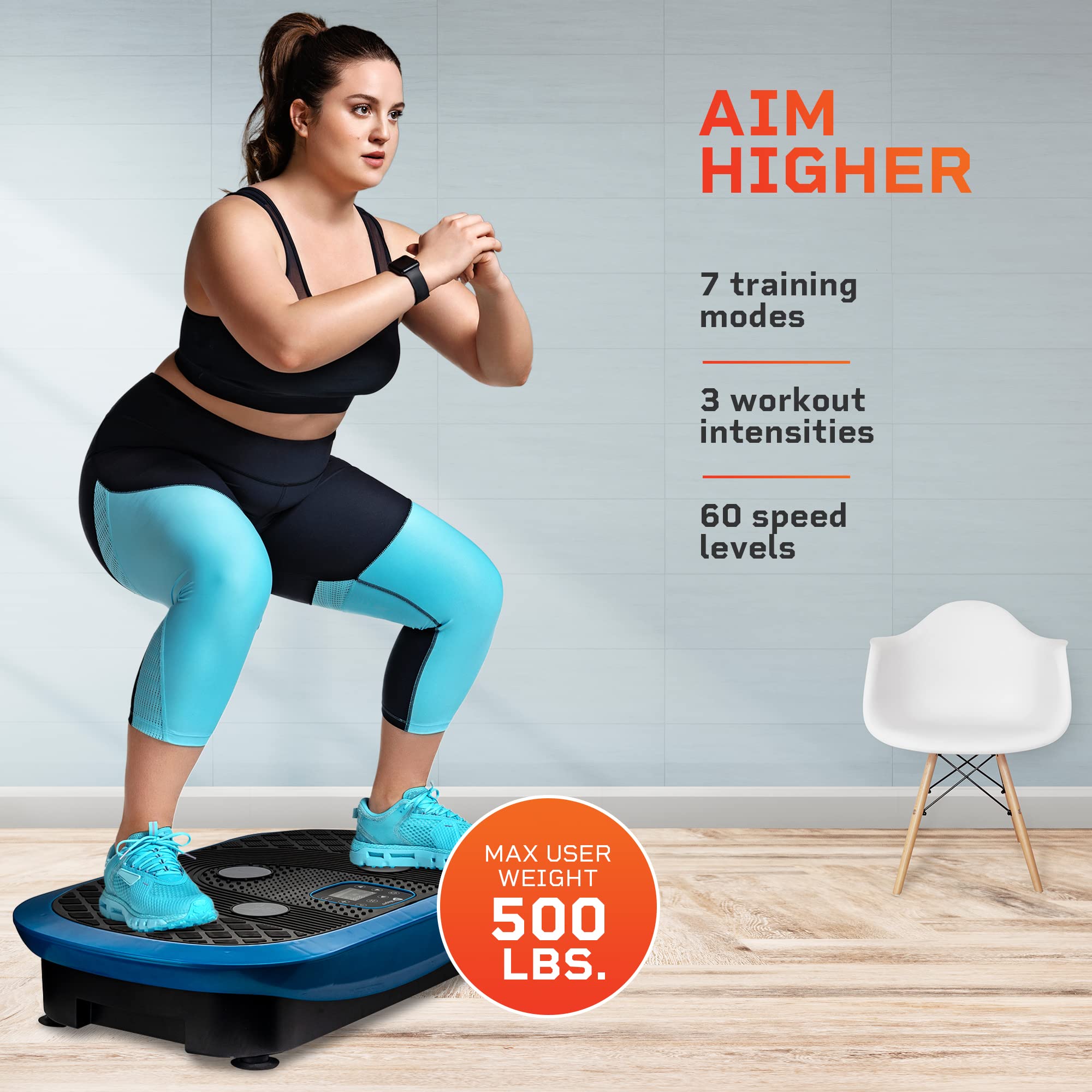 LifePro 4D Vibration Plate Machine – 150 kg Capacity, Silent Triple-Motor 4D Motion for Circulation, Lymphatic Drainage & Body Toning - Image 18